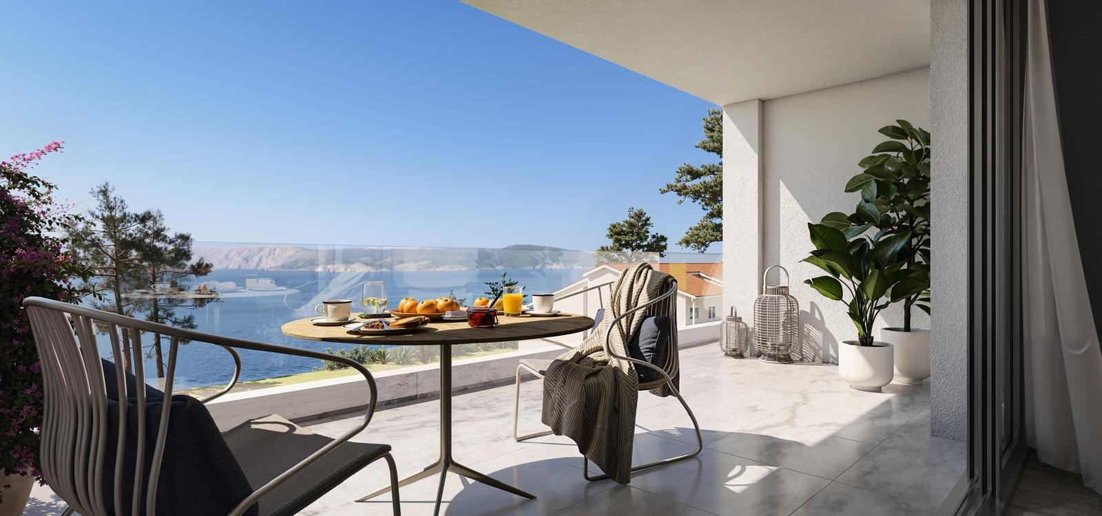 Hotelska usluga u pozadini